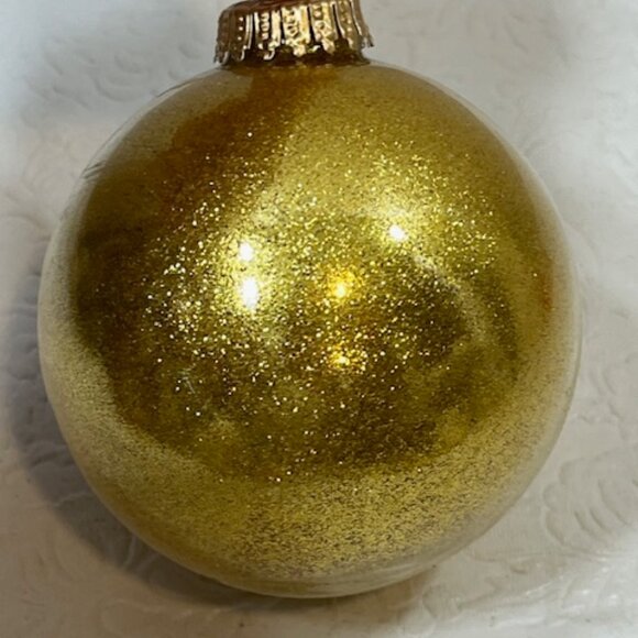 UCF University of Central Florida Sparkle Glass Bulb Christmas Ornament 3" - Picture 4 of 6
